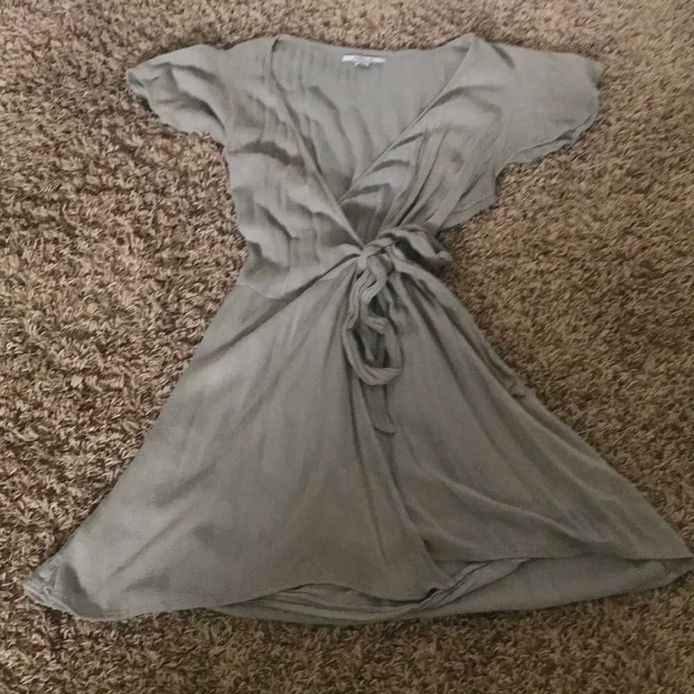 Light green mini dress